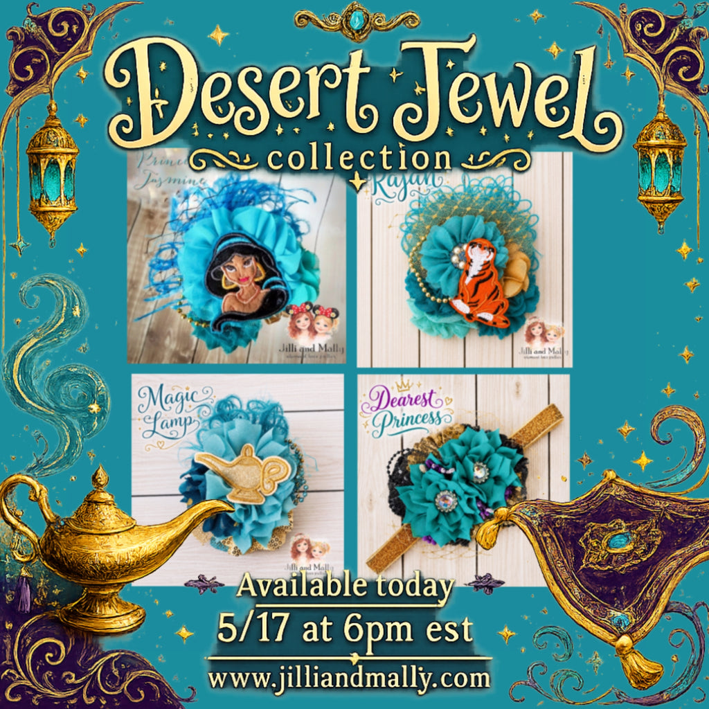 Desert Jewel Bloom Collection 4 blooms *Pre-Order 4 wk turnaround*