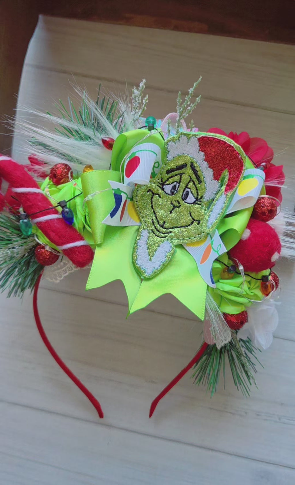 Whoville Light-Up FlipHeadband m2m Stella Maris *MTO 6 wk turnaround time*