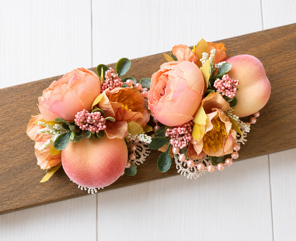 Peach Blossom Mini Blooms ~Single OR Piggies m2m Reina Monroe Originals *Pre-order 4 wk turnaround*