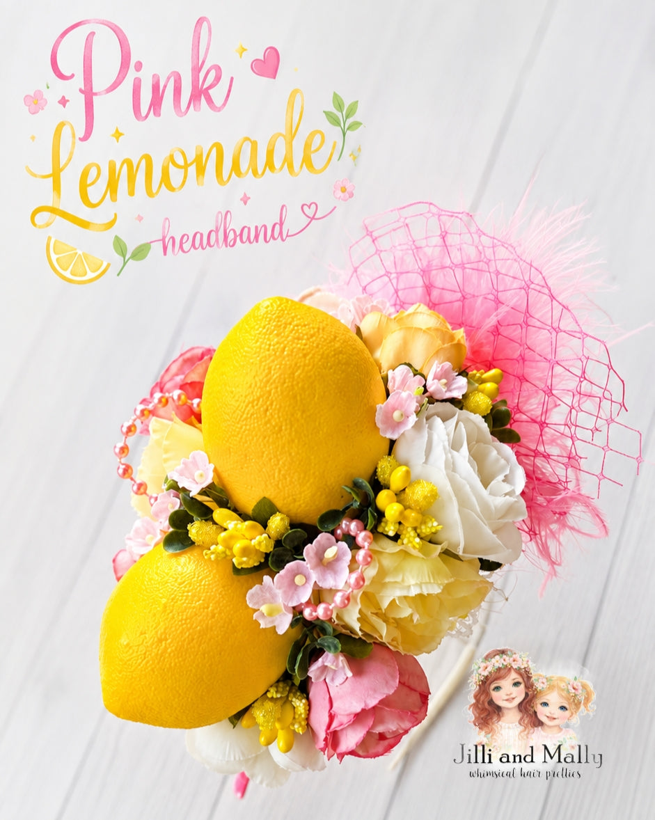 Pink Lemonade Large Floral Bloom *pre-order 4 wk turnaround*