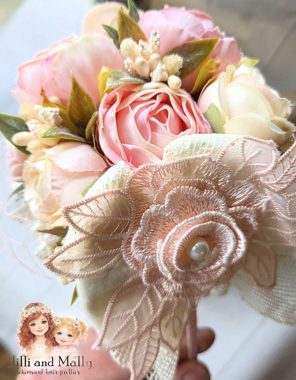 Blooming Blush Large Floral Hanky Bloom
