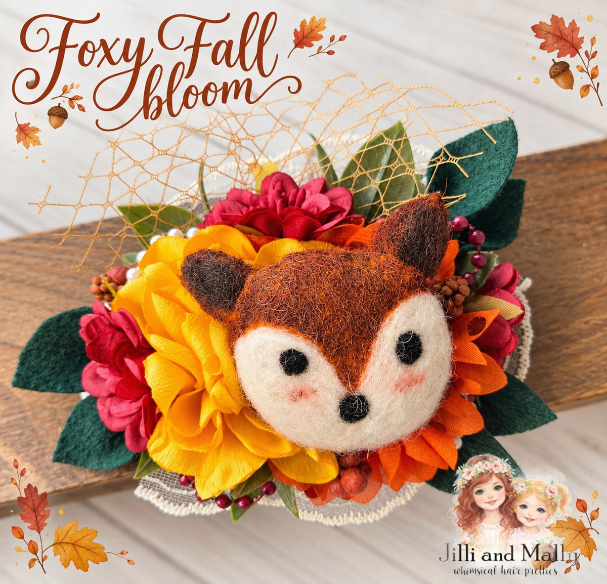 Foxy Fall Medium Bloom *made to order 4 wk turnaround*