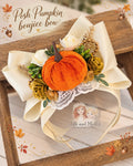 Posh Pumpkin Boujiee Bow *Made to Order TAT 4 weeks*