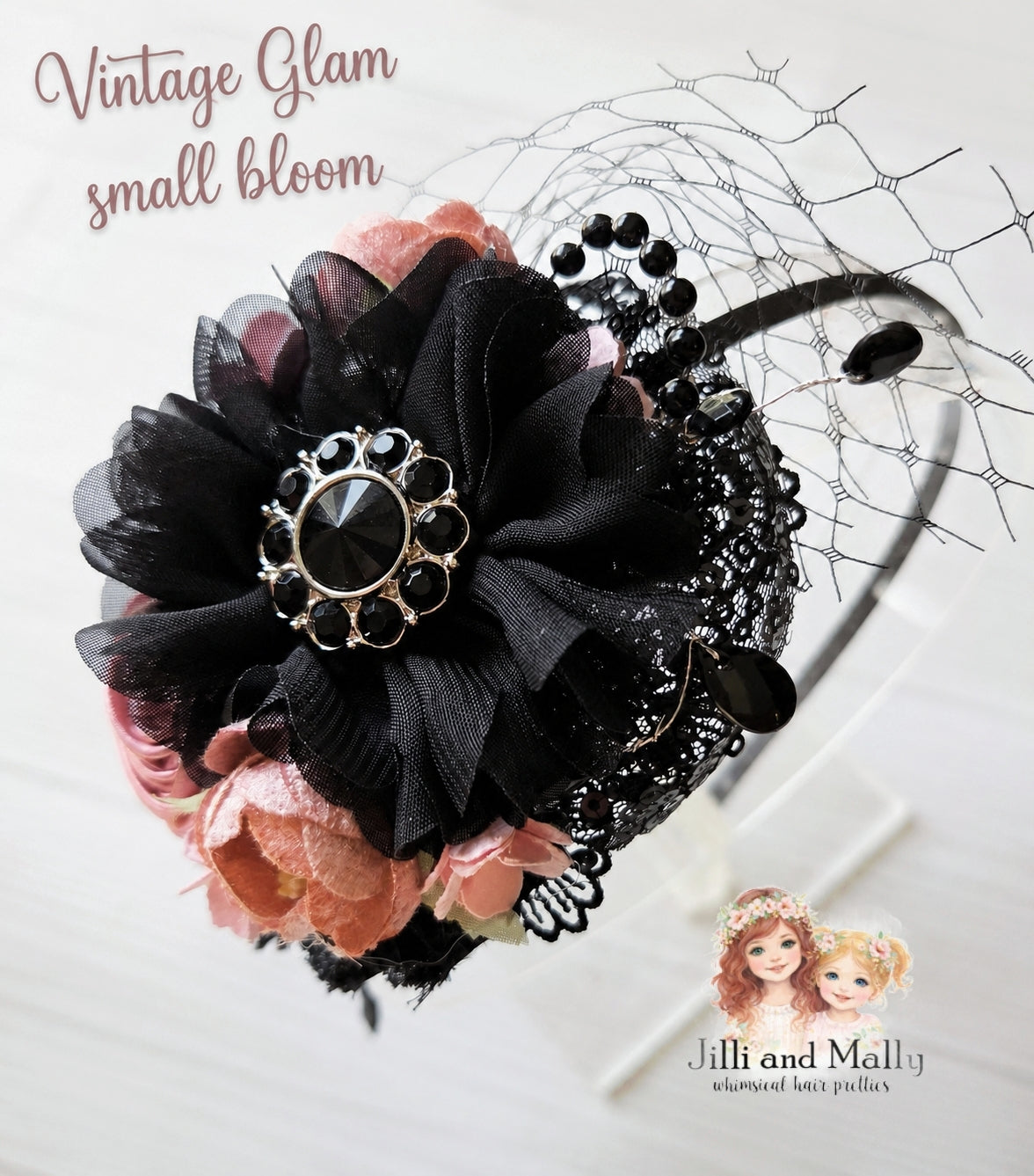 Vintage Glam Small Bloom*made to order 4 wk turnaround*