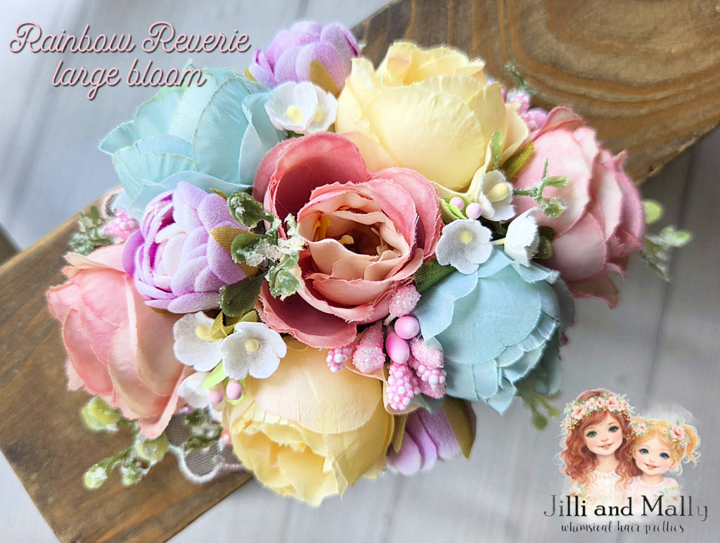 Rainbow Reverie Large Floral Bloom m2m Three By the Sea *Pre-order with 4 week turnaround time*