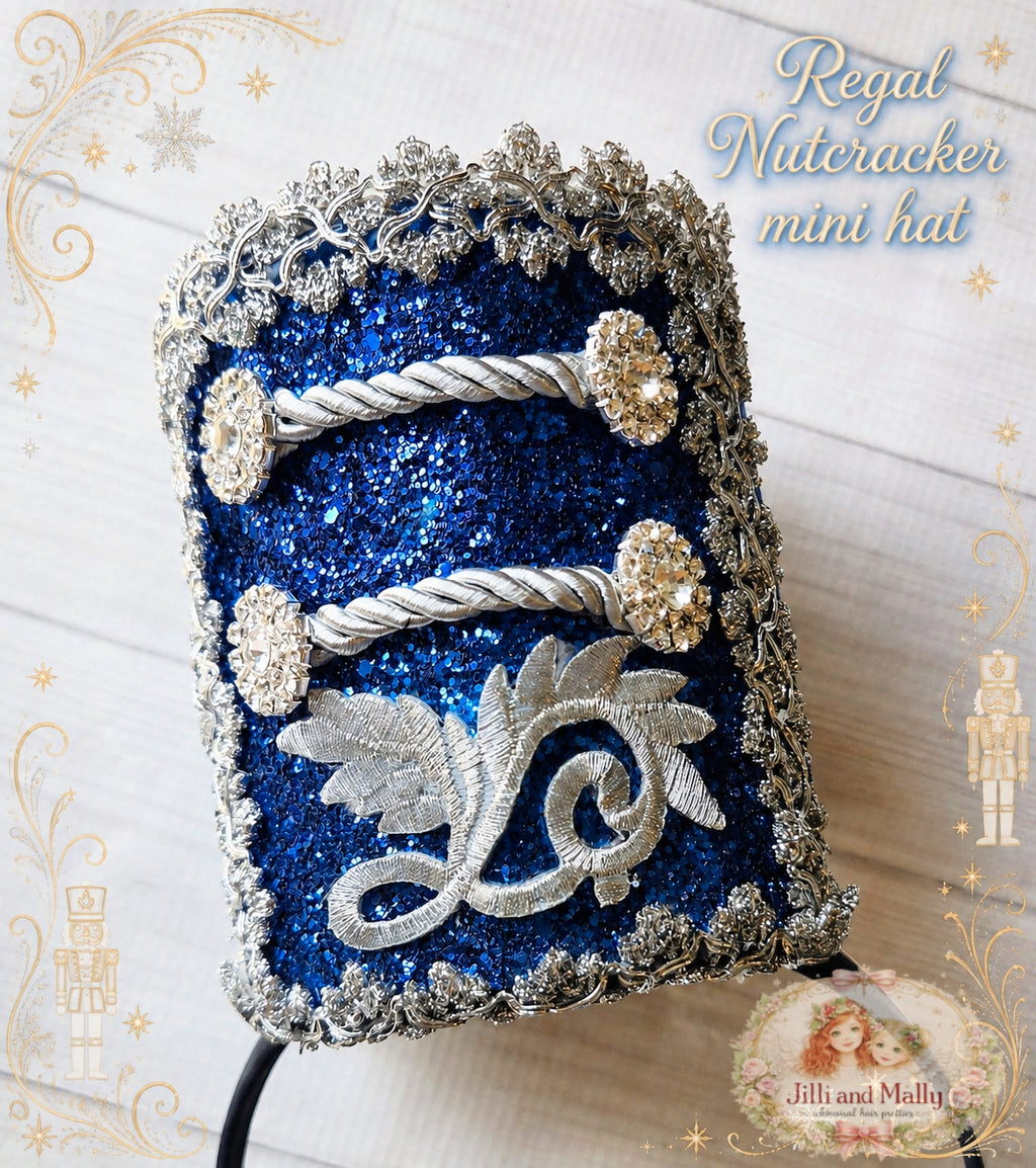 Regal Nutcracker Mini Hat m2m Mararte *Made to Order with 4 week turnaround time*