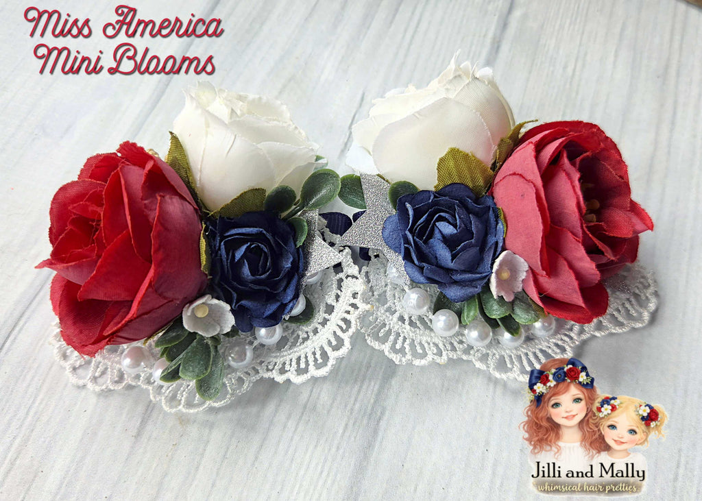 Miss America the Beautiful Mini Blooms~Single OR Piggies *Pre-order 4 wk turnaround*