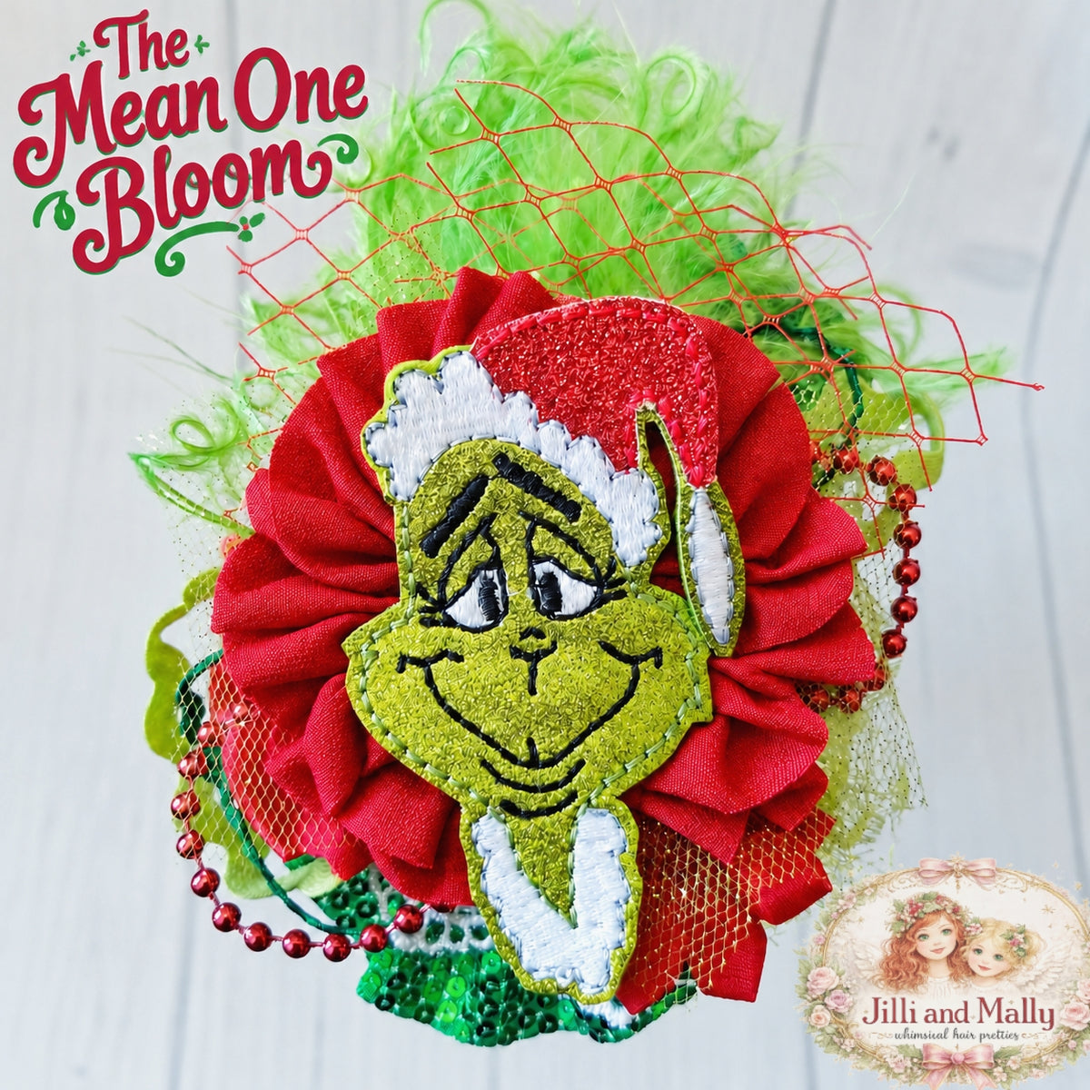 He's a Mean One! Christmas Bloom *Pre-Order 4 wk turnaround*
