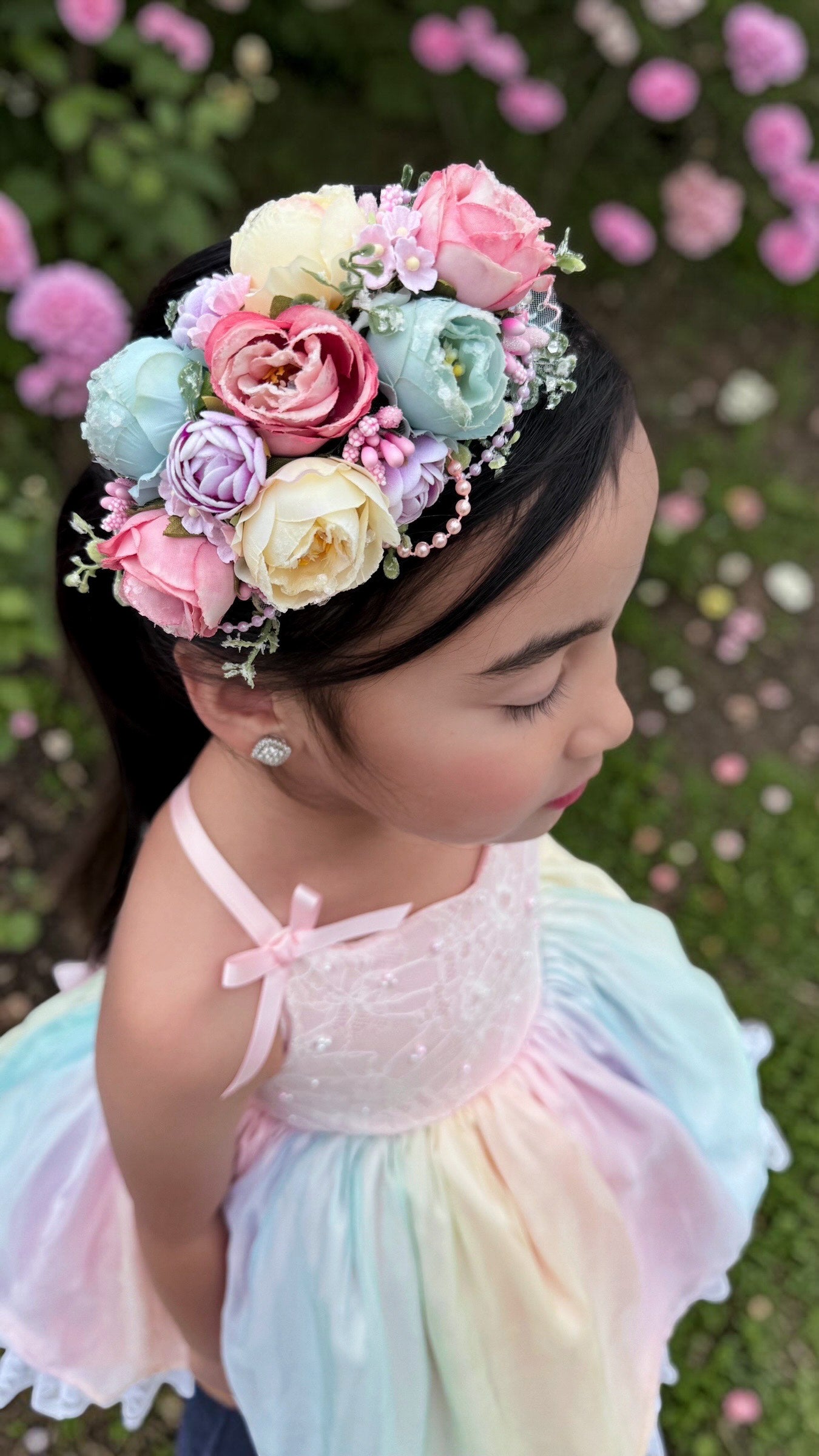 Rainbow Reverie Large Floral Bloom m2m Three By the Sea *Pre-order with 4 week turnaround time*