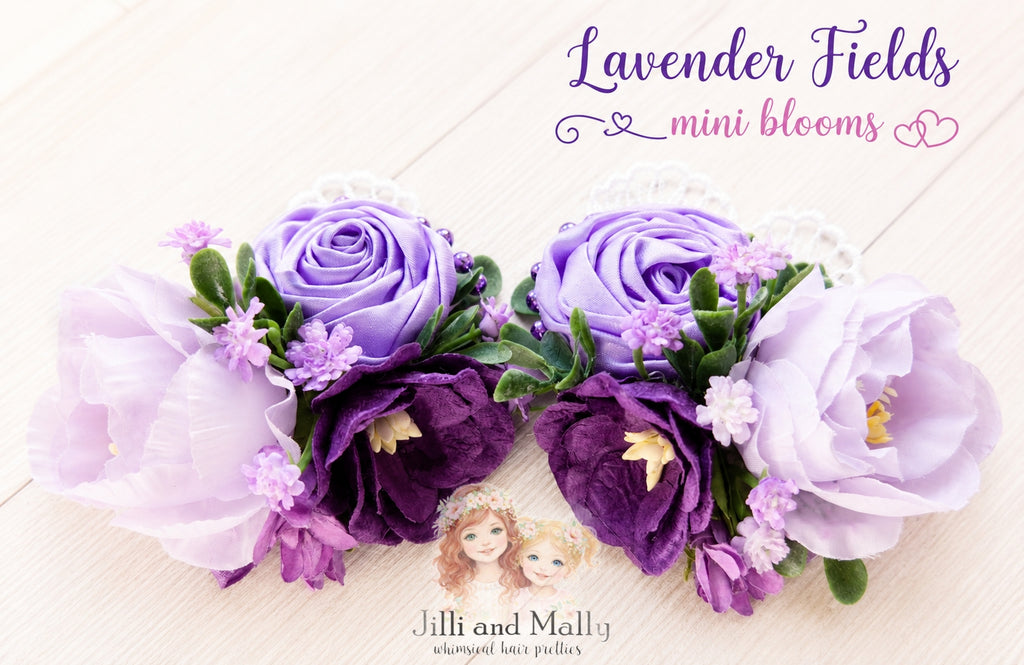 Lavender Fields Mini Blooms ~Single OR Piggies m2m Rose Charlotte's Ivy Belle *Pre-order 4 wk turnaround*