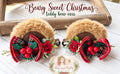 Beary Sweet Christmas Teddy Bear Ears RTS