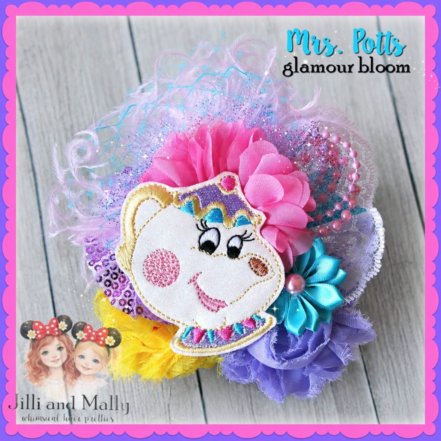Mrs. Pott's Bloom *Made to Order 4 wk turnaround*