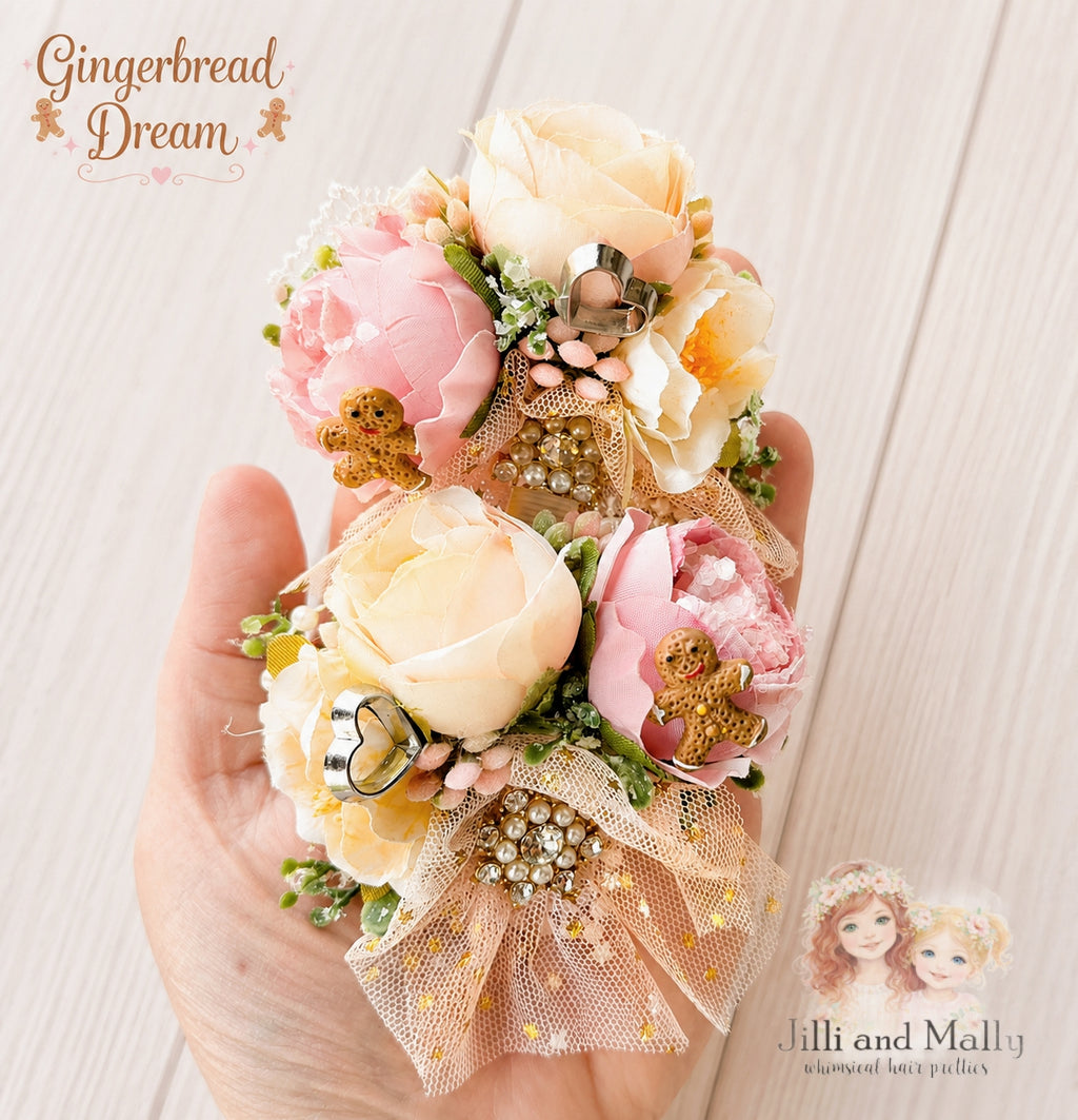 Blush Gingerbread Dream Mini Blooms ~Single OR Piggies m2m Kada Boutique *Pre-order 4 wk turnaround*