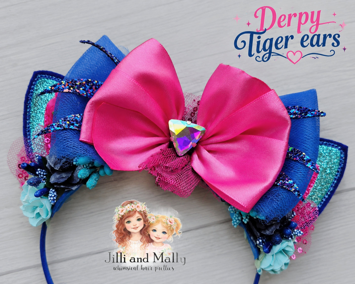 Derpy Tiger ears *Pre-Order TAT 4 weeks*