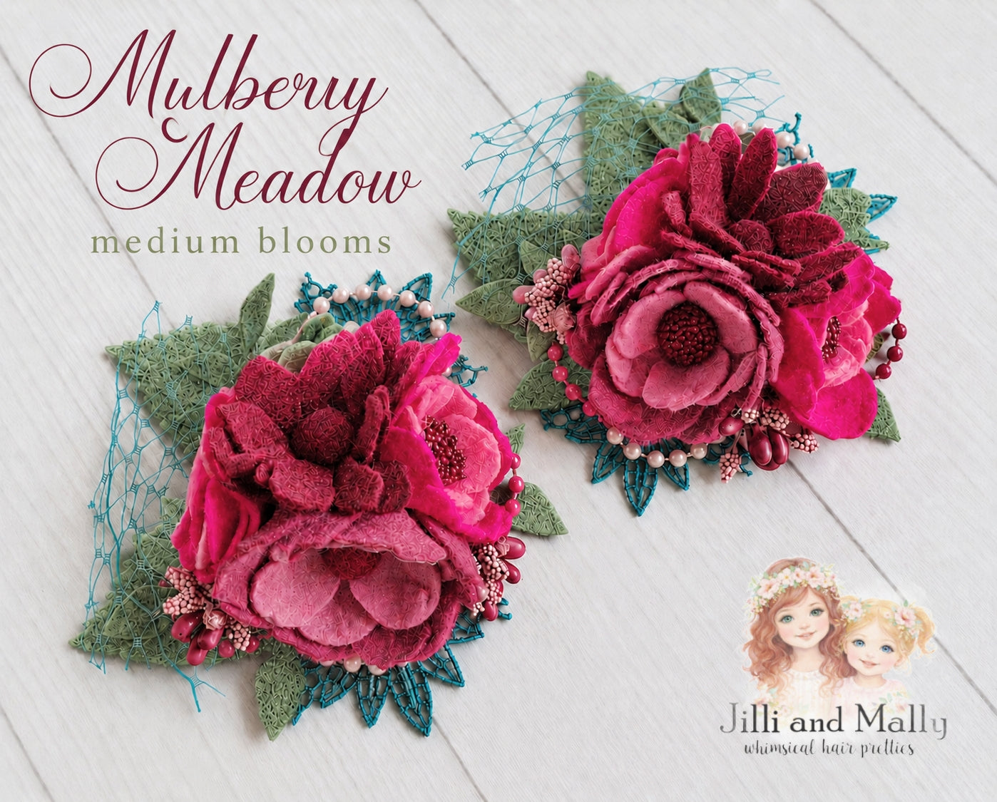 Mulberry Meadow Wool Felt Floral Bloom m2m Reina Monroe *pre-order 4 wk turnaround*