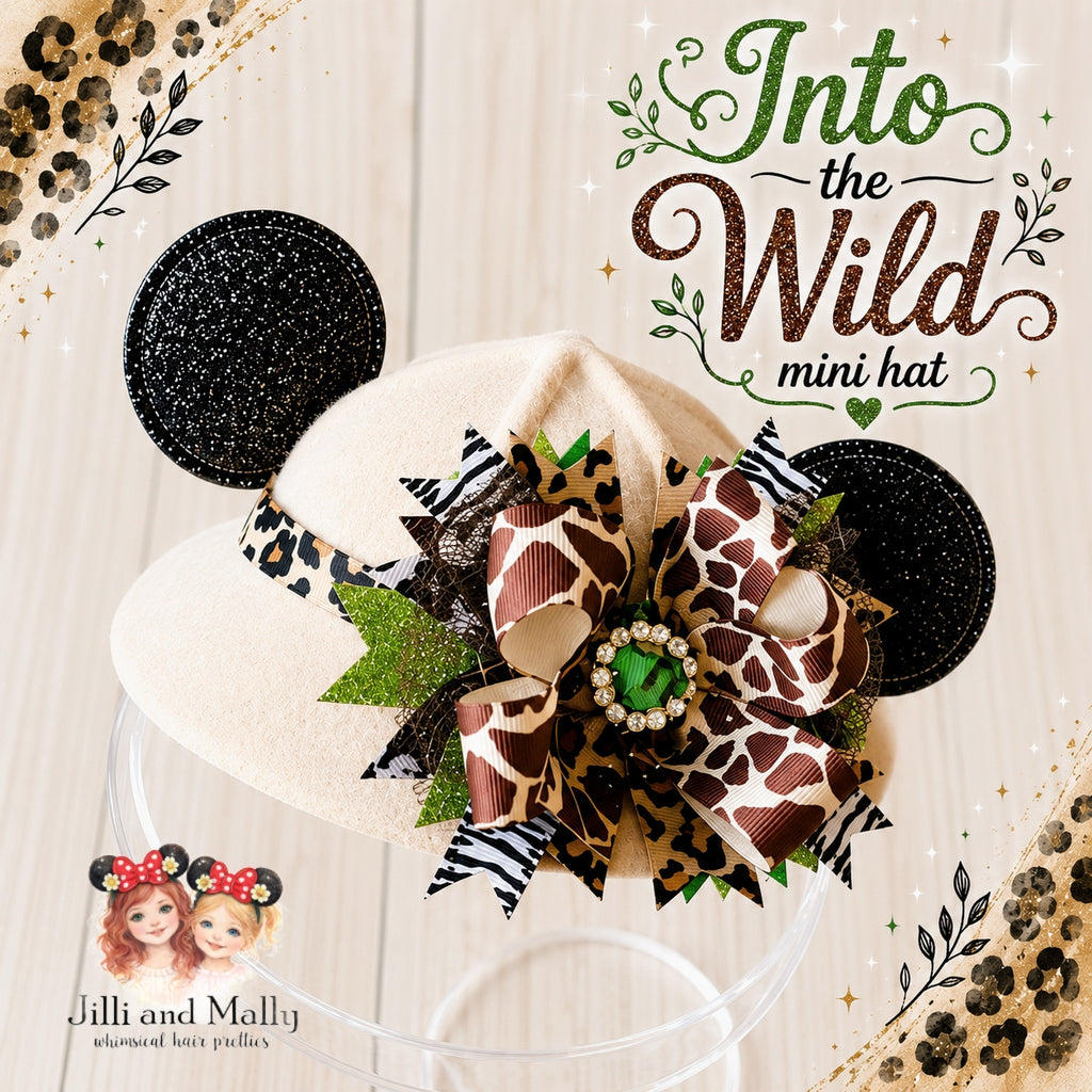 Mini Safari Hats *Pre-order with 4 week turnaround time*