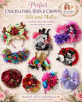 **CUSTOM** Fascinator, Mini Hat, Crown, Halo OR Ears *Made to order with 4-6 week turnaround time*