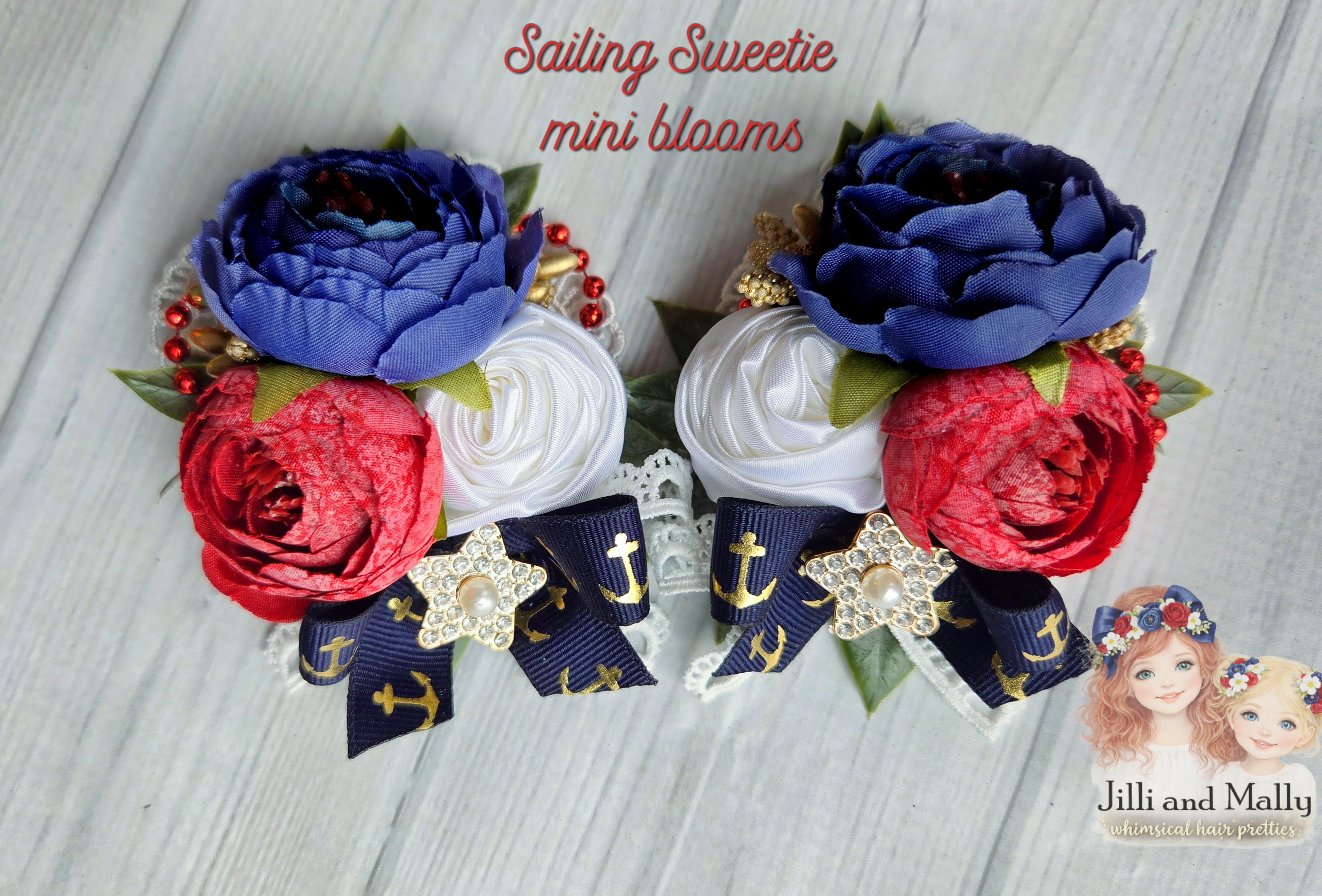 Sailing Sweetie Mini Blooms~Single OR Piggies *Pre-order 4 wk turnaround*