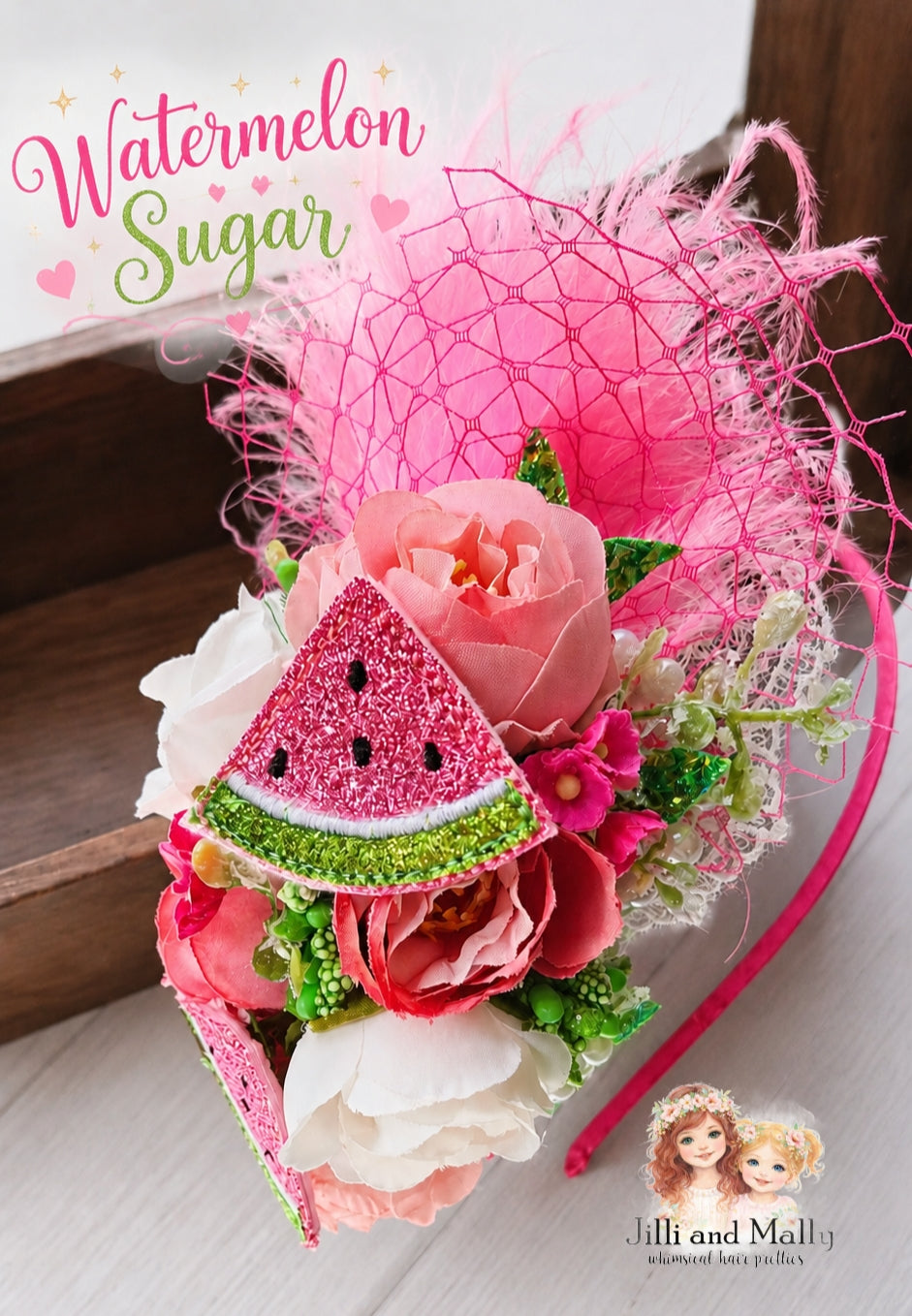 Watermelon Sugar Large Floral Bloom *pre-order 4 wk turnaround*