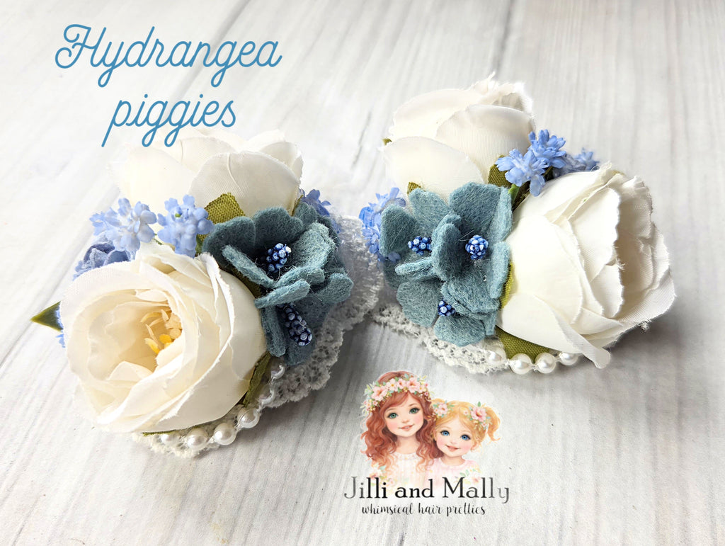 Hydrangea Mini Blooms~Single OR Piggies m2m Two Roosters Clothing Co *Pre-order with 4wk turnaround time*