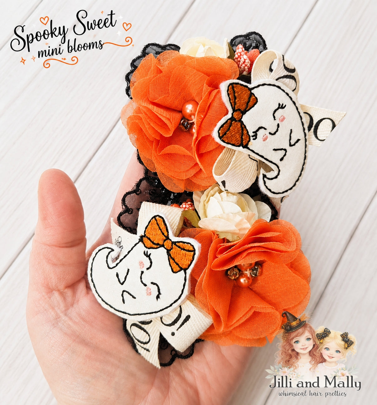 Spooky Sweet Halloween Mini Blooms~Single OR Piggies *Pre-order 4 wk turnaround*