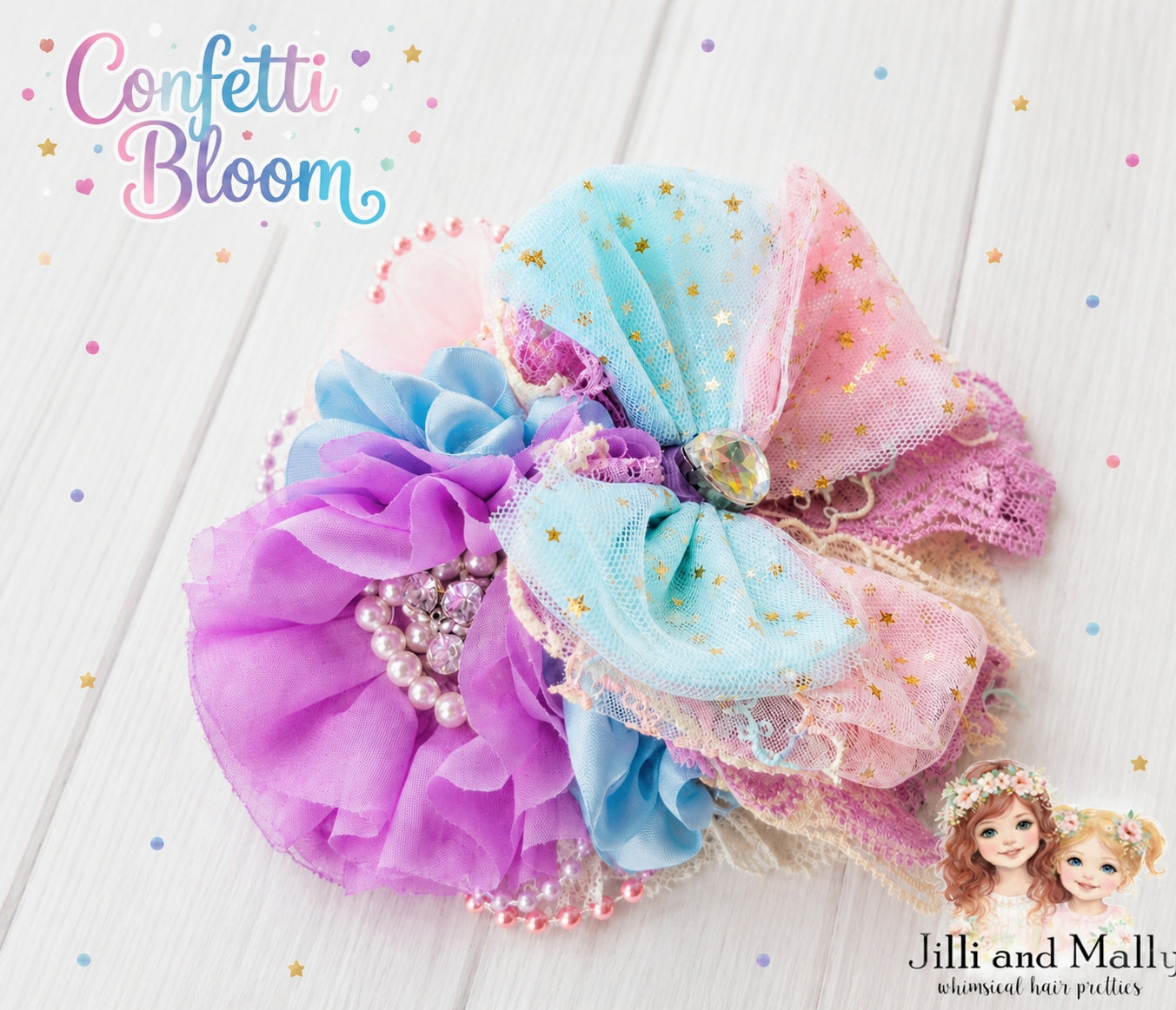 Confetti Cascade Large Floral Bloom m2m Forever Remi *pre-order 4 wk turnaround*