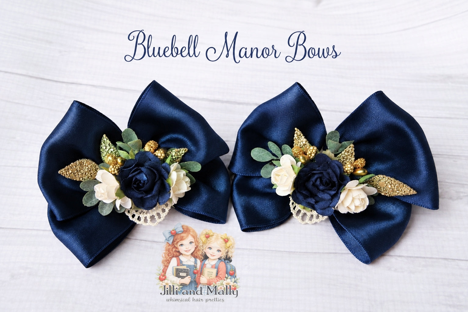 Bluebell Manor Single OR Piggy Bows *Pre-order 4 wk turnaround*