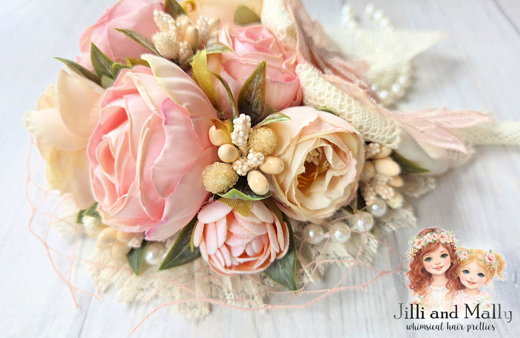 Blooming Blush Large Floral Hanky Bloom