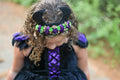 Raven Queen Floral Crown m2m Mia Miel *Pre-Order-4 wk turnaround*