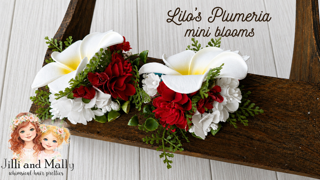 Lilo's Plumeria Mini Blooms~Single OR Piggies *Pre-order 4 wk turnaround*