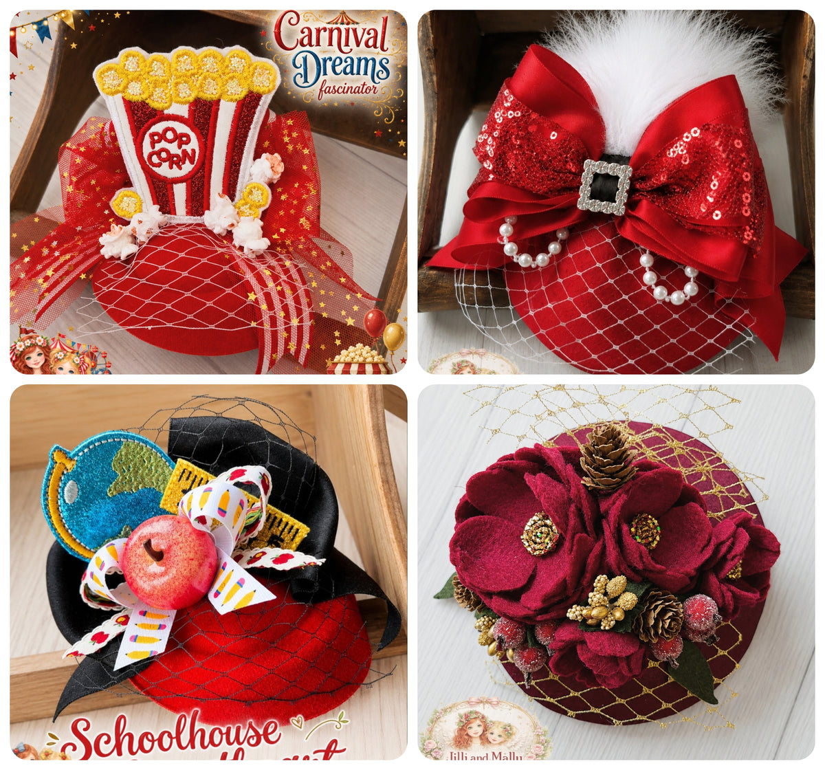 **CUSTOM** Fascinator, Mini Hat, Crown, Halo OR Ears *Made to order with 4-6 week turnaround time*