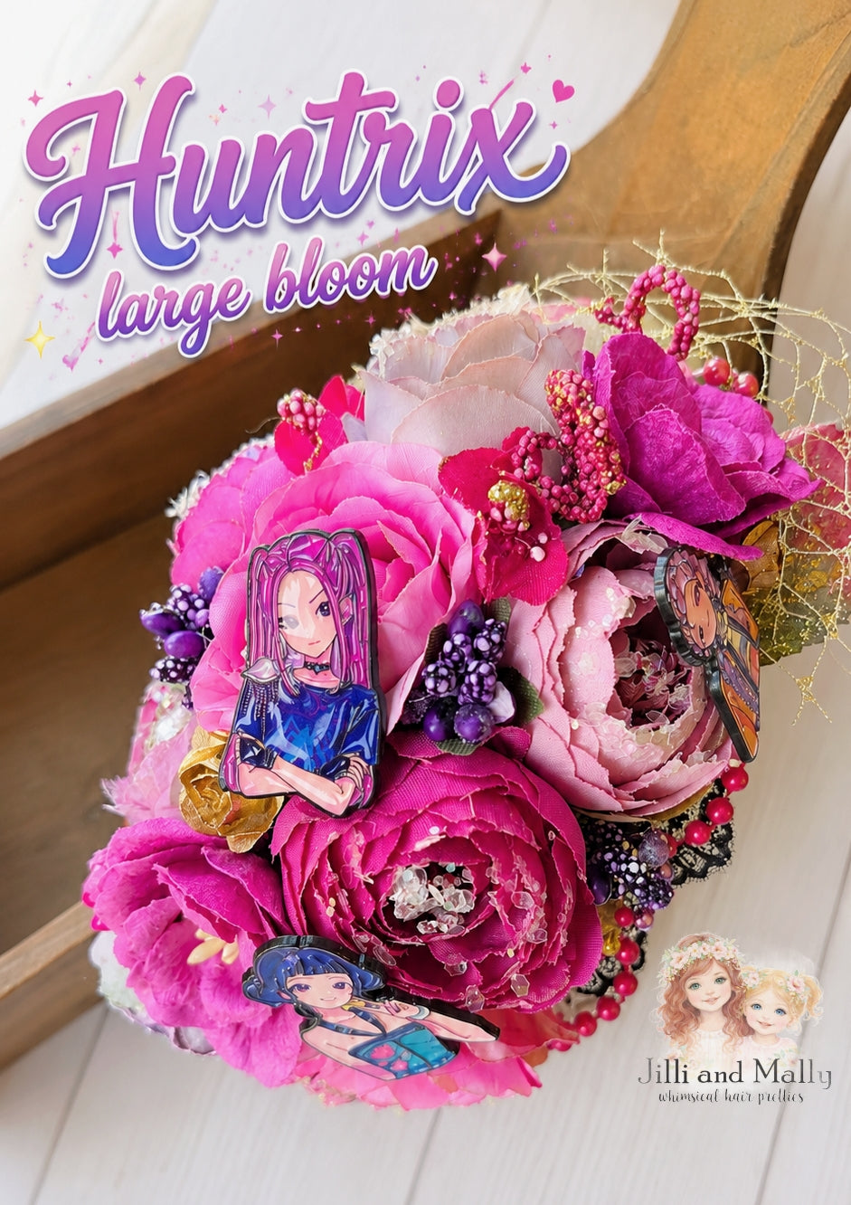 Huntrix Large Floral Bloom *pre-order 4 wk turnaround*