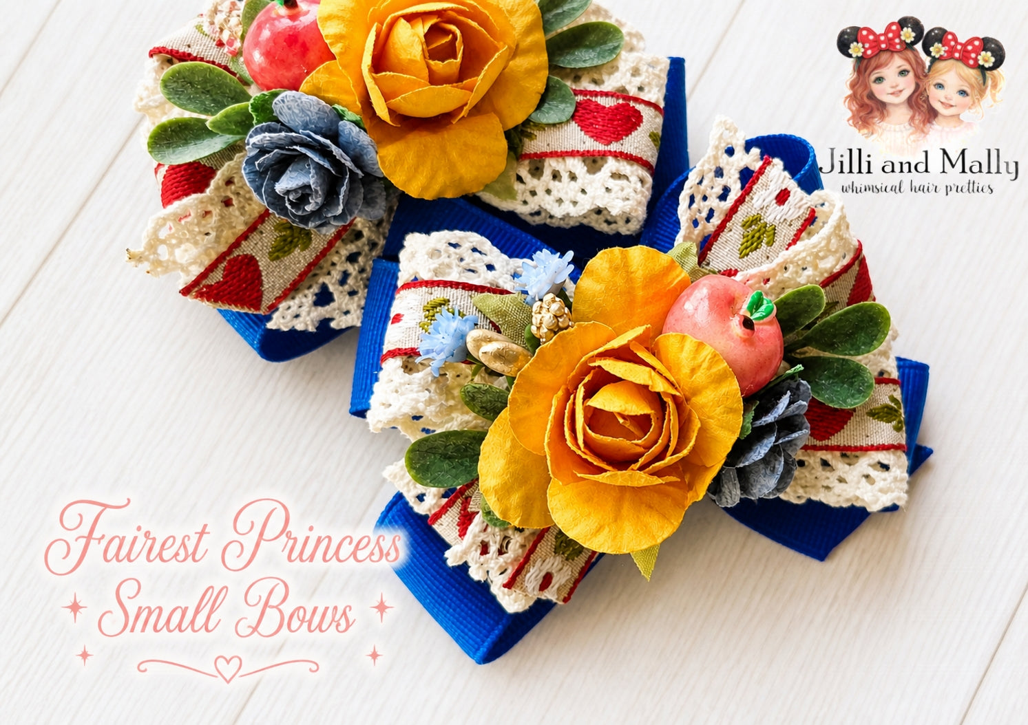 Fairest Princess Single OR Piggy Bows m2m Hummingbirds&Flowers *Pre-order 4 wk turnaround*