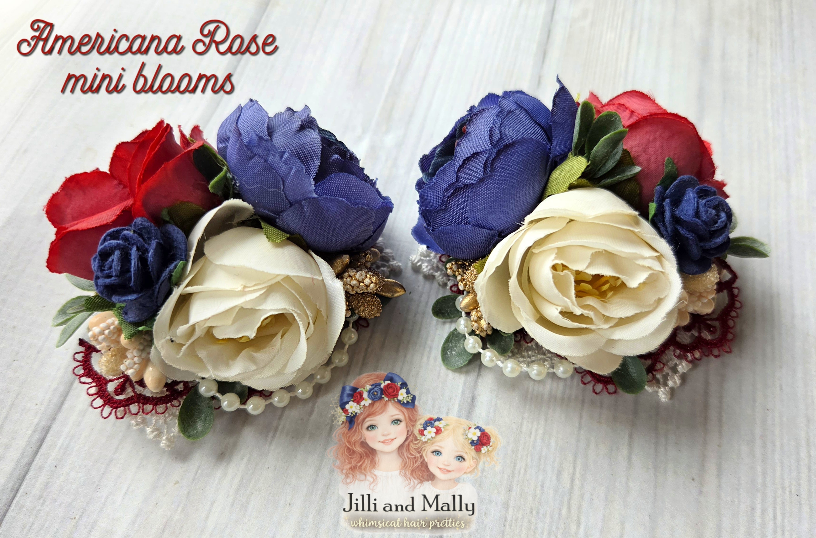 Americana Rose Mini Blooms~Single OR Piggies m2m Forever Remi & Mia Miel *Pre-order 4 wk turnaround*