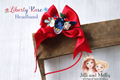 Liberty Rose Floral Bow m2m Hummingbirds&Flowers
