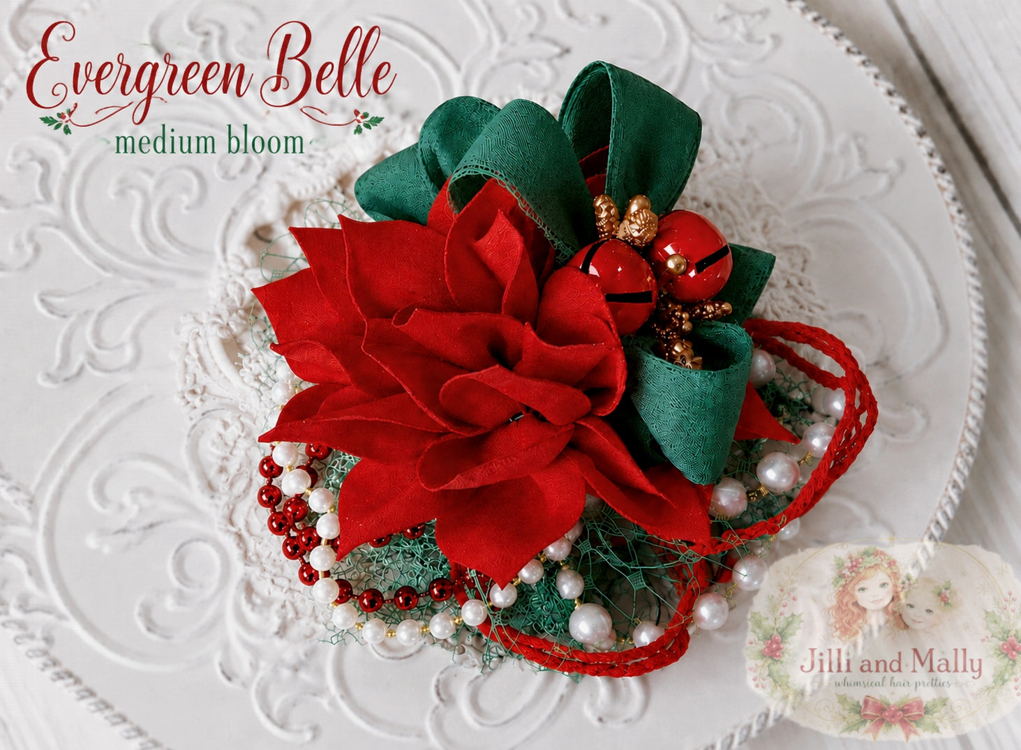 Evergreen Belle medium Bloom m2m Hummingbirds & Flowers *made to order 4 wk turnaround*