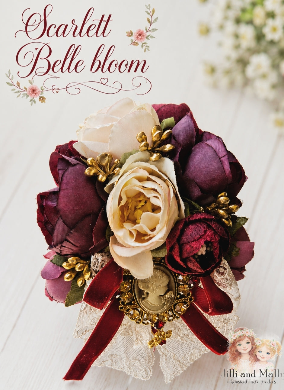 Scarlett Belle Medium Floral Bloom