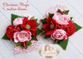 Christmas Magic Wool Felt Floral Bloom *pre-order 4 wk turnaround*