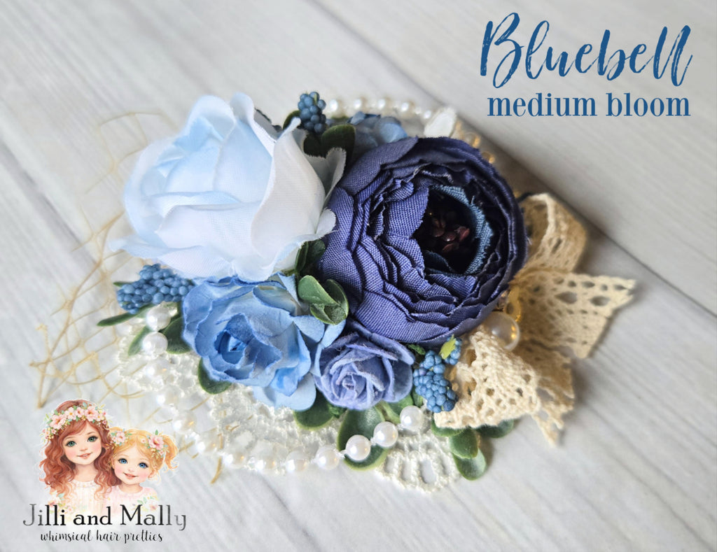 Bluebell Medium Bloom Floral Headband