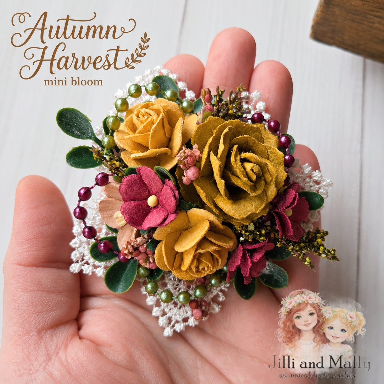 Autumn Harvest Mini Blooms ~Single OR Piggies m2m BBOJ and RMO *MTO 4 wk turnaround*