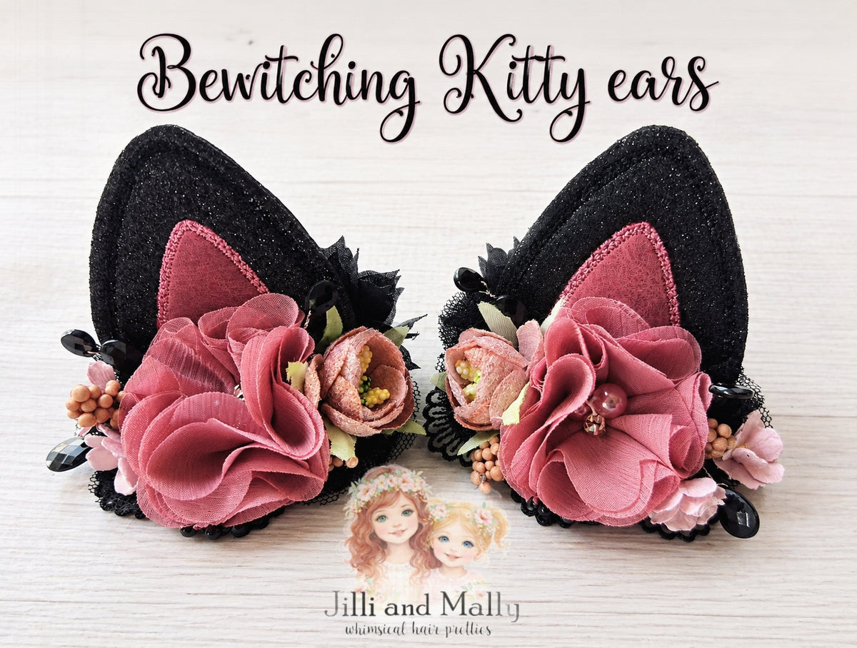Bewitching Kitty Ears m2m Hummingbirds & Flowers *Pre-Order TAT 4 weeks*