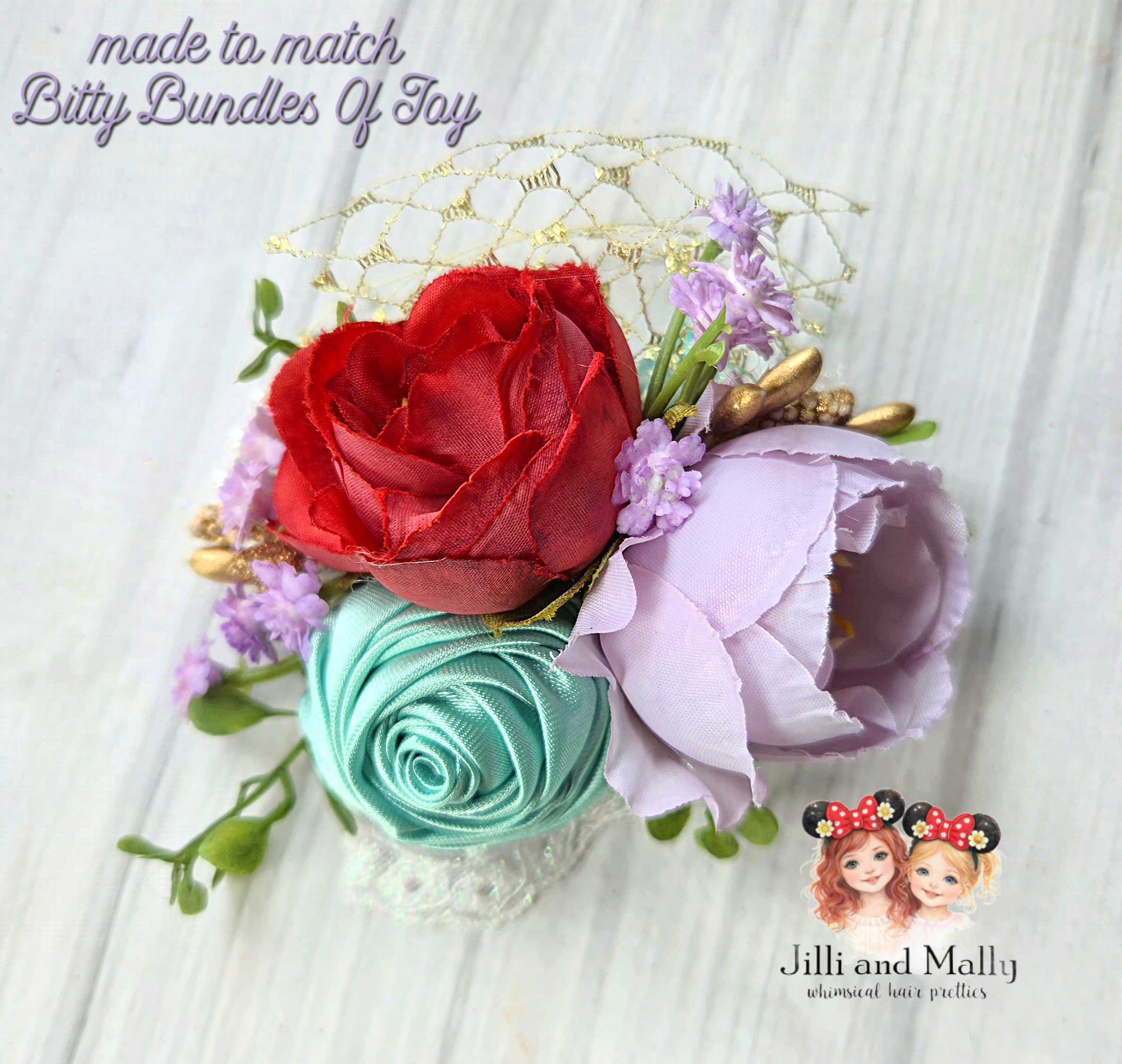 Regal Mermaid Mini Blooms~Single OR Piggies m2m Bitty Bundles of Joy *Pre-order 4 wk turnaround*