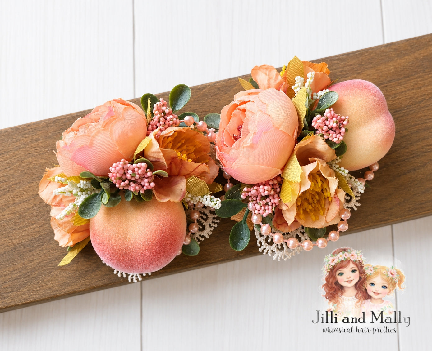 Peach Blossom Mini Blooms ~Single OR Piggies m2m Reina Monroe Originals *Pre-order 4 wk turnaround*