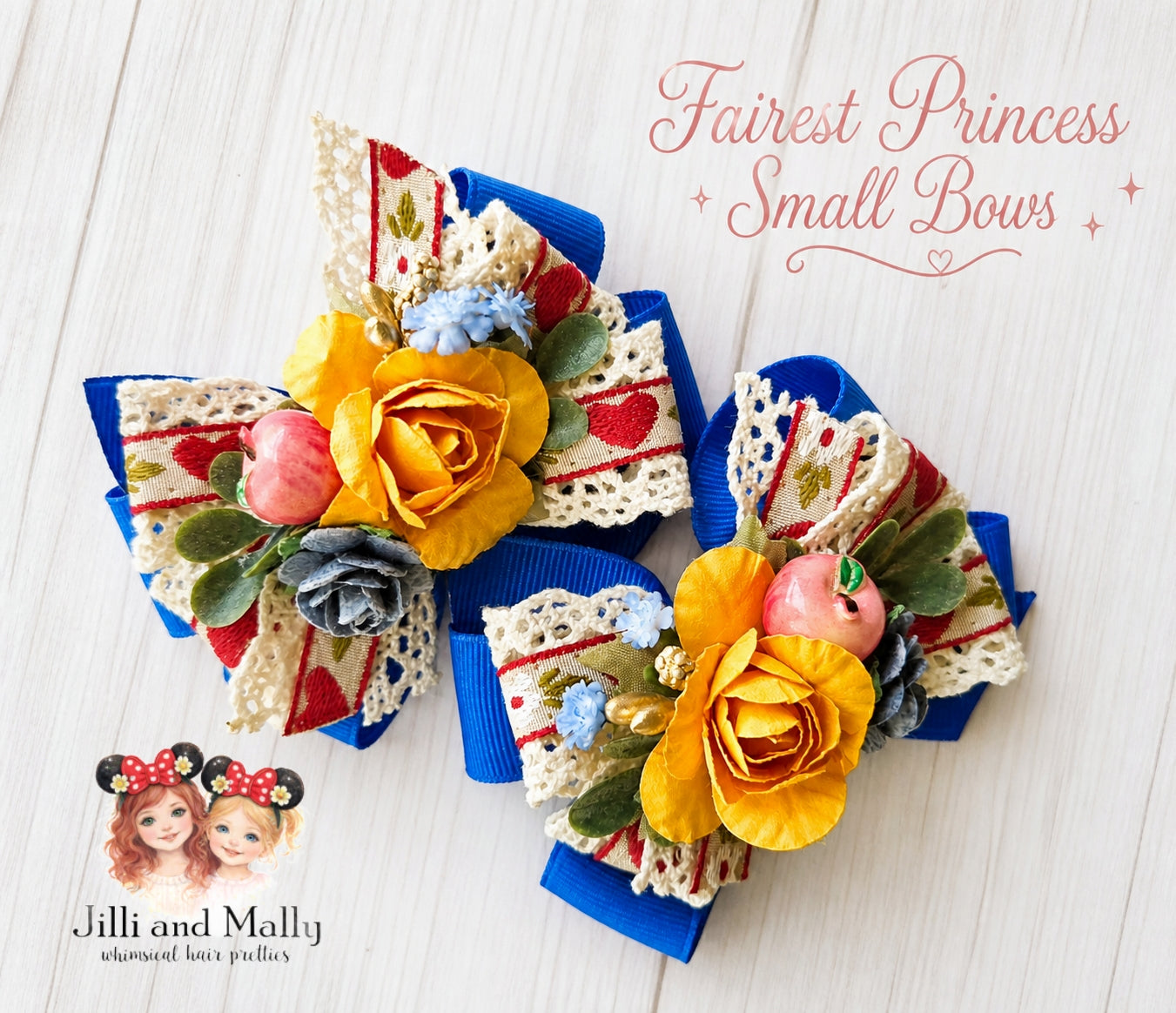 Fairest Princess Single OR Piggy Bows m2m Hummingbirds&Flowers *Pre-order 4 wk turnaround*
