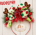Rudy Reindeer Antlers Headband *Made to Order with 4 week turnaround time*