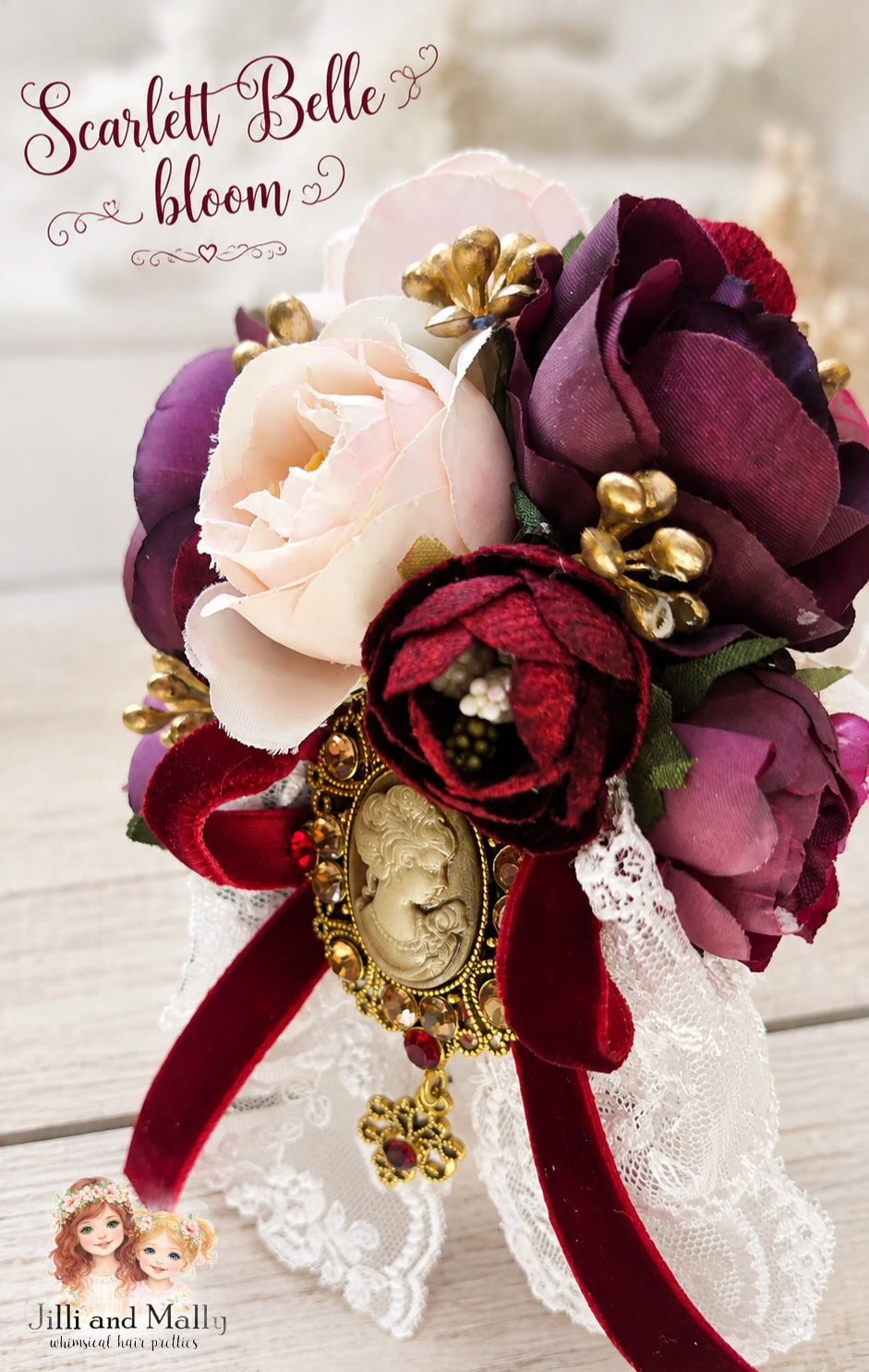 Scarlett Belle Medium Floral Bloom