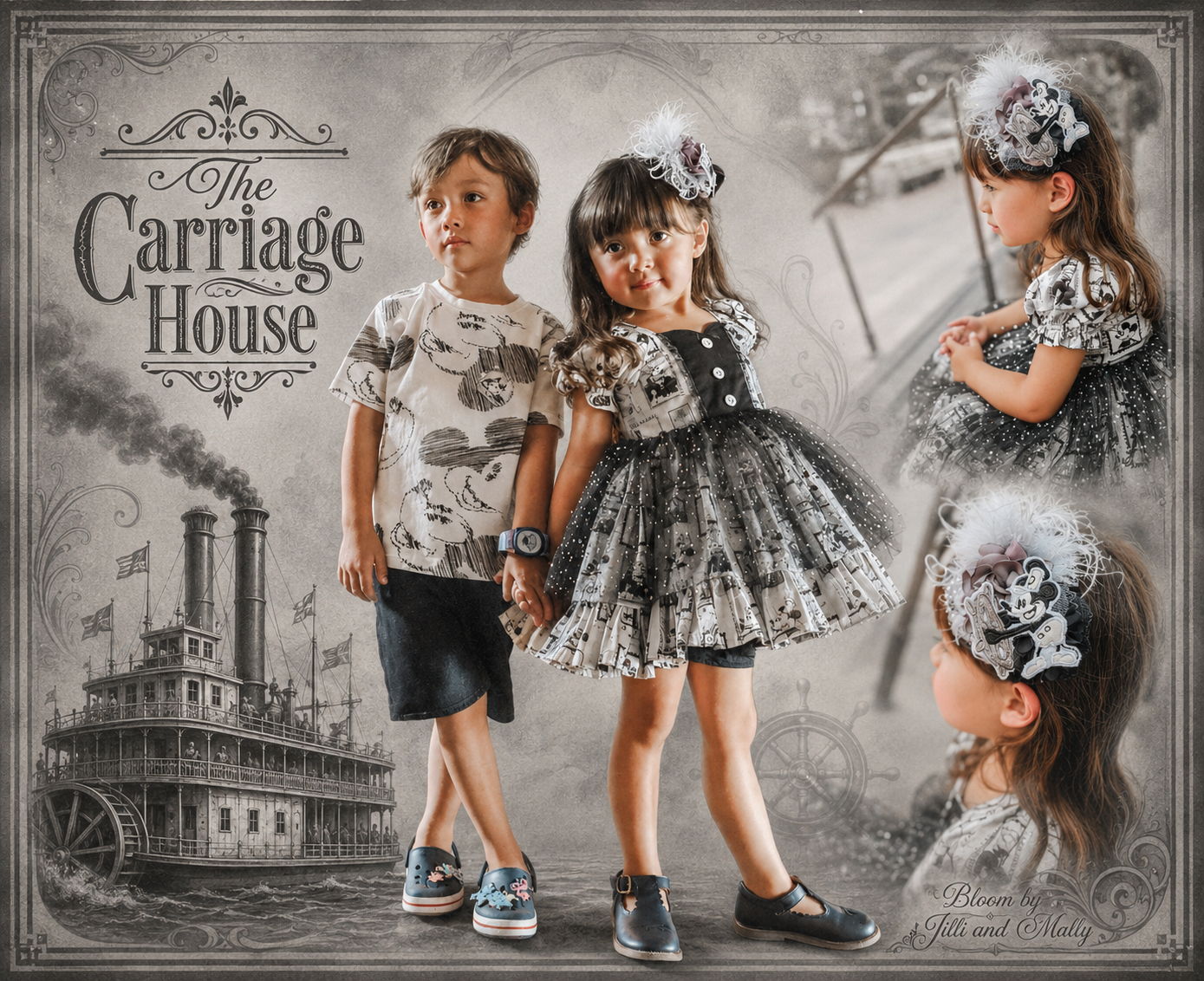 Steamboat Mr Mouse 1923 Fascinator Mini Hat *Pre-order with 4 week turnaround time*