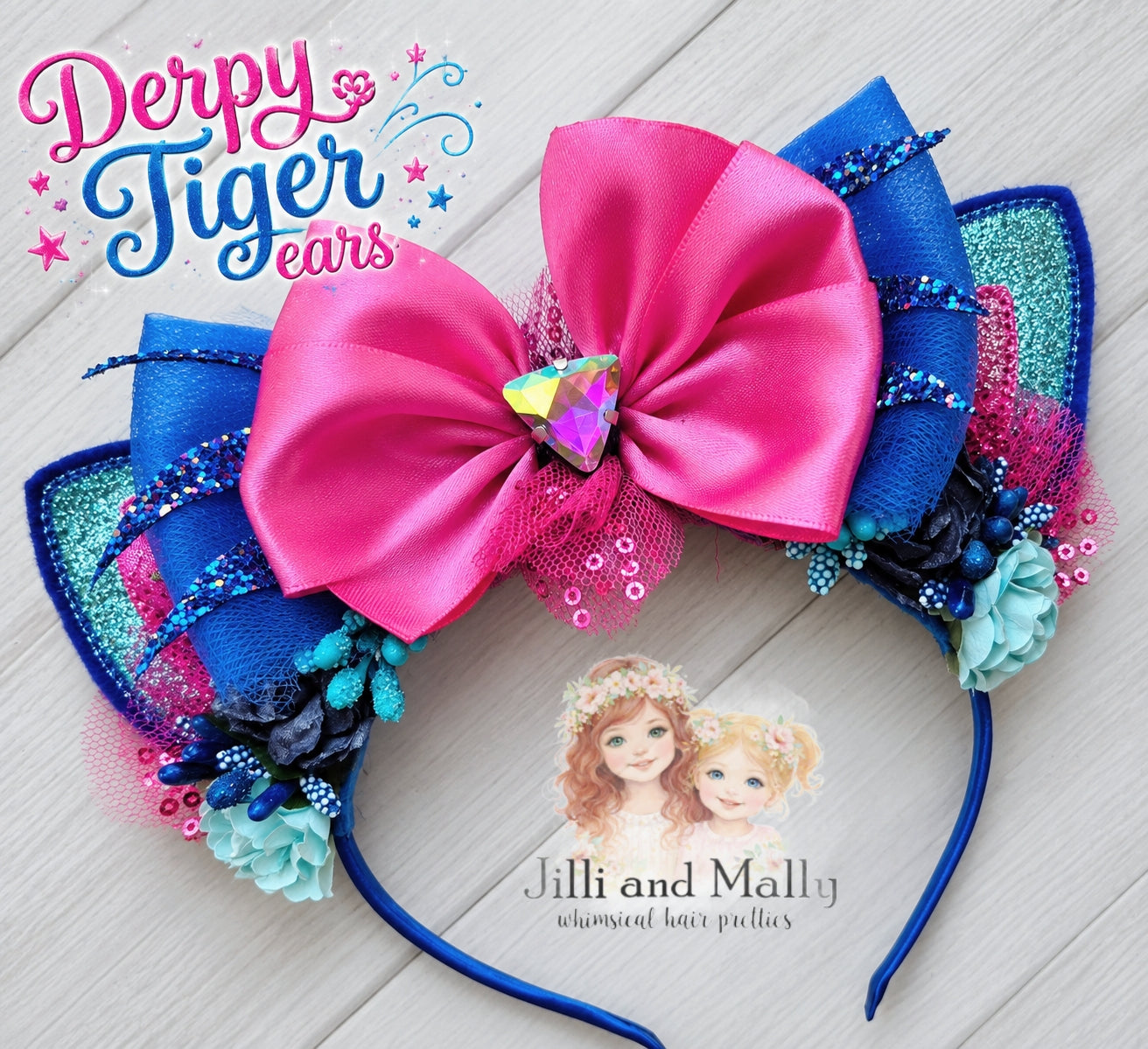 Derpy Tiger ears *Pre-Order TAT 4 weeks*