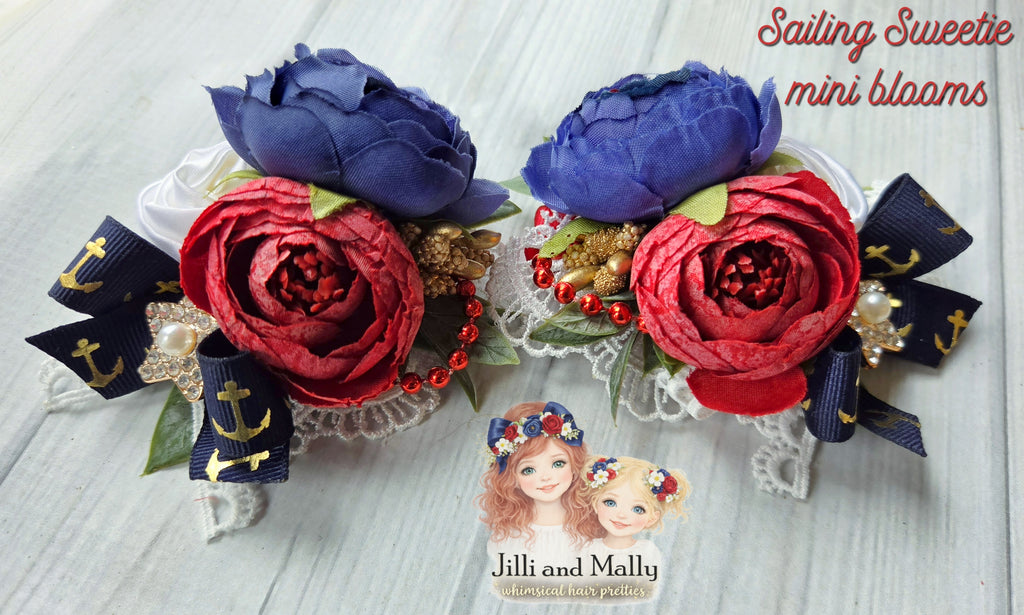 Sailing Sweetie Mini Blooms~Single OR Piggies *Pre-order 4 wk turnaround*