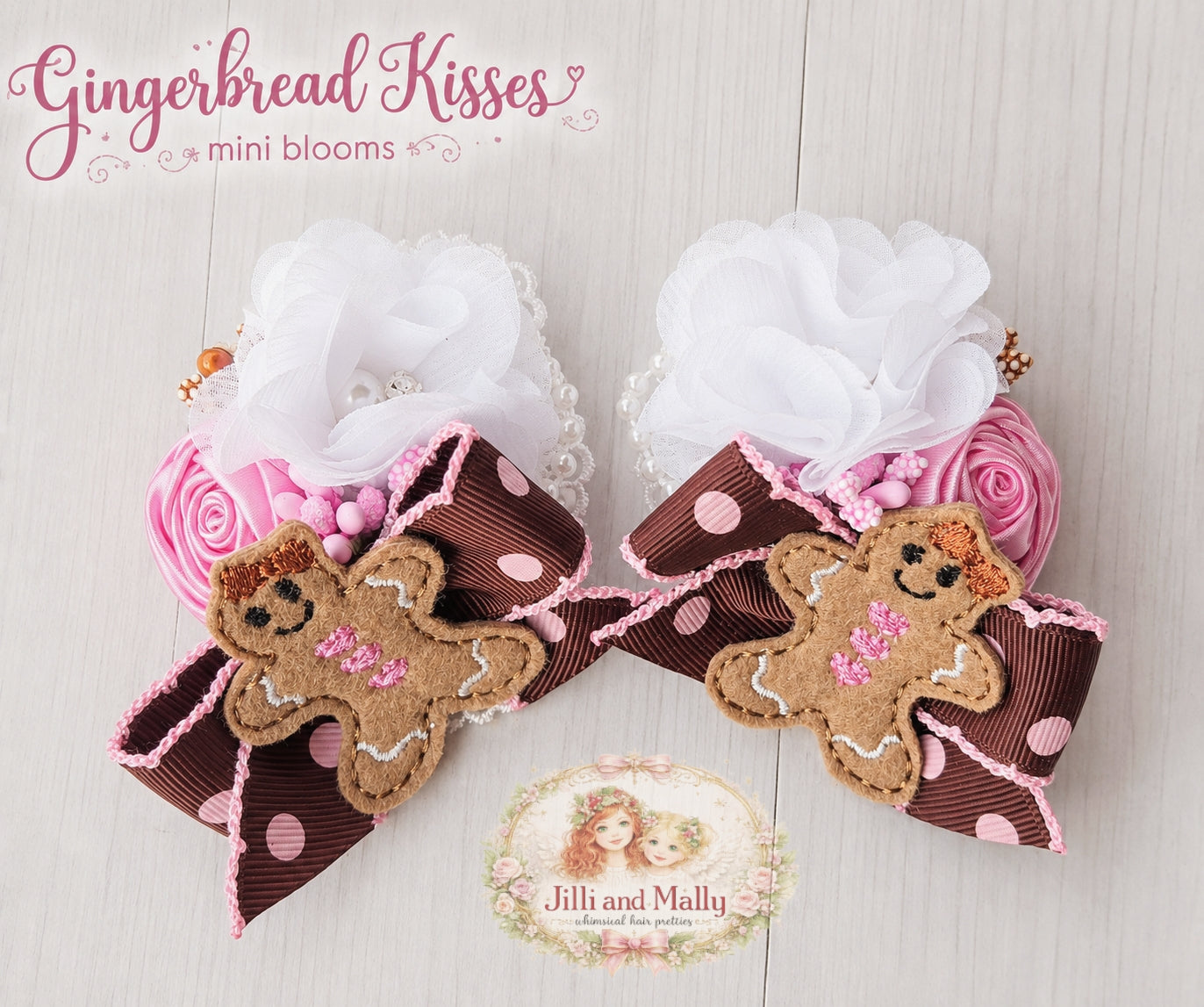 Gingerbread Kisses Mini Blooms m2m AIB ~Single OR Piggies *Pre-order 4 wk turnaround*
